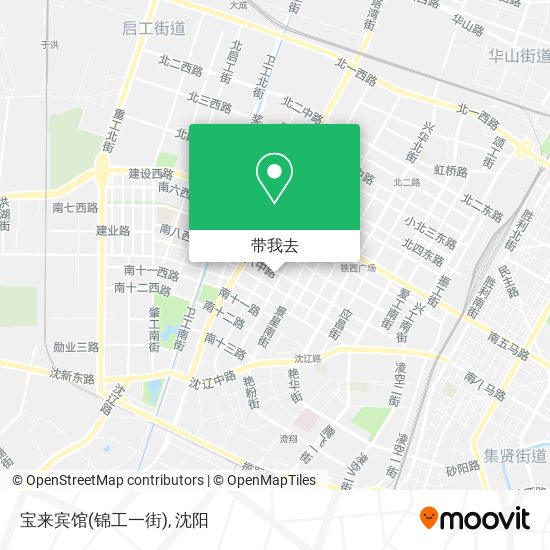 宝来宾馆(锦工一街)地图