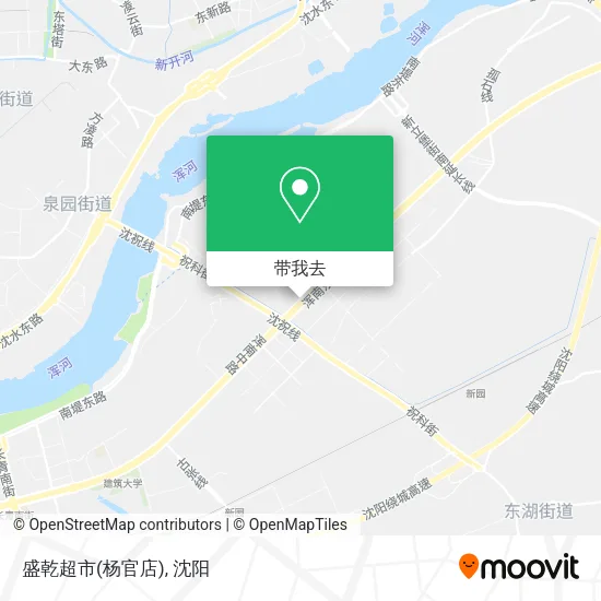 盛乾超市(杨官店)地图