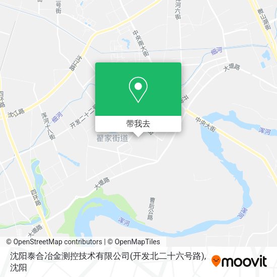 沈阳泰合冶金测控技术有限公司(开发北二十六号路)地图