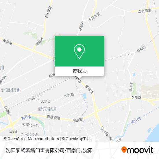 沈阳黎腾幕墙门窗有限公司-西南门地图