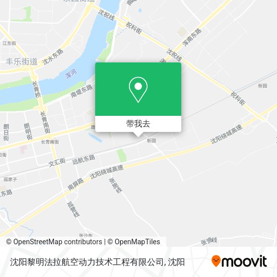 沈阳黎明法拉航空动力技术工程有限公司地图
