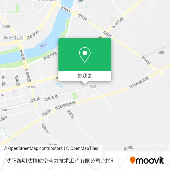 沈阳黎明法拉航空动力技术工程有限公司地图