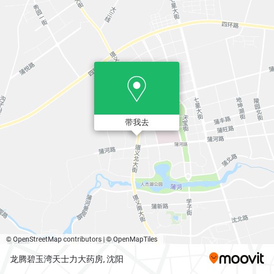 龙腾碧玉湾天士力大药房地图