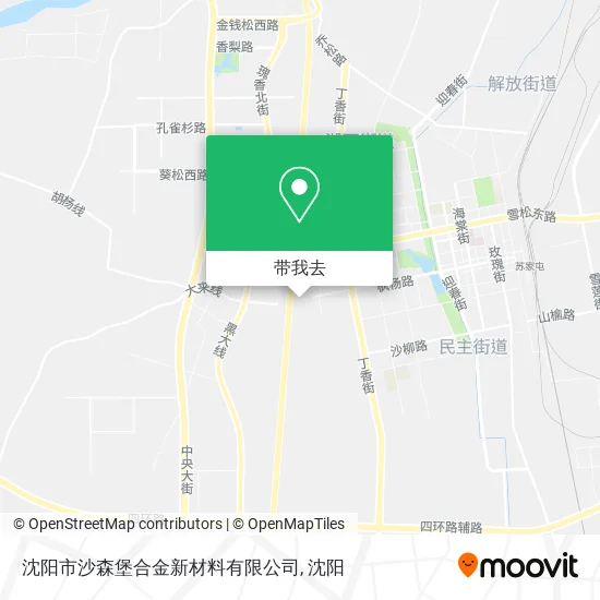 沈阳市沙森堡合金新材料有限公司地图