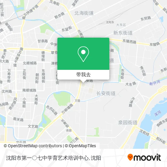 沈阳市第一〇七中学育艺术培训中心地图