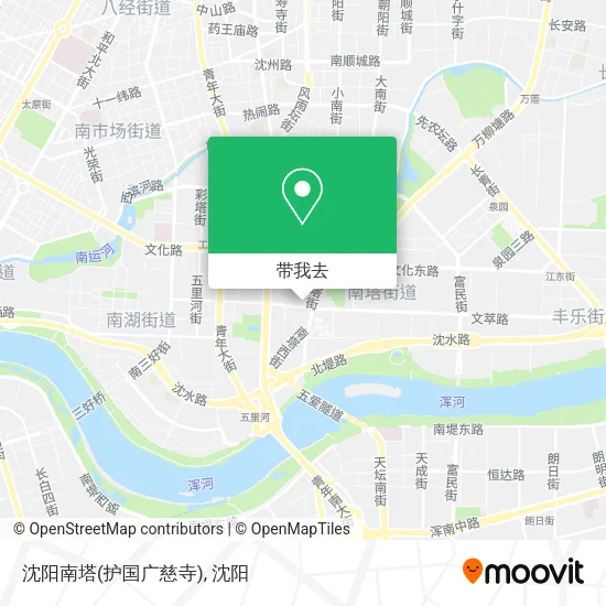 沈阳南塔(护国广慈寺)地图