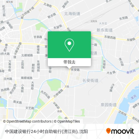 中国建设银行24小时自助银行(滂江街)地图