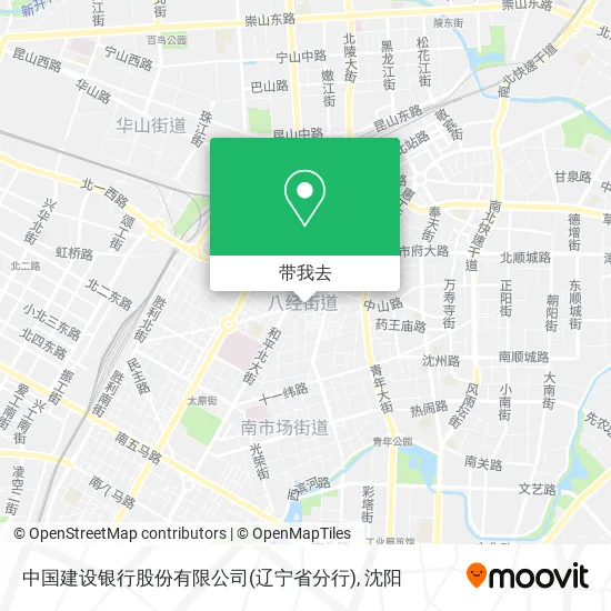 中国建设银行股份有限公司(辽宁省分行)地图