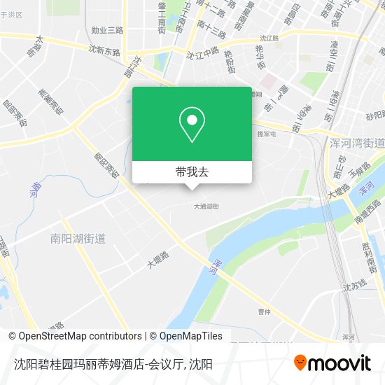 沈阳碧桂园玛丽蒂姆酒店-会议厅地图