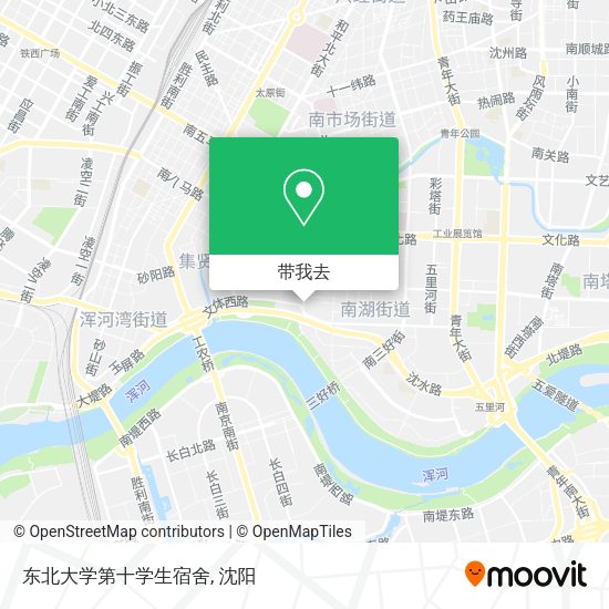 东北大学第十学生宿舍地图
