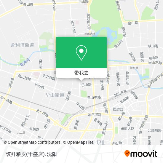 馍拜粮皮(千盛店)地图