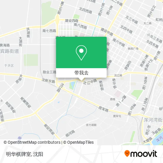 明华棋牌室地图