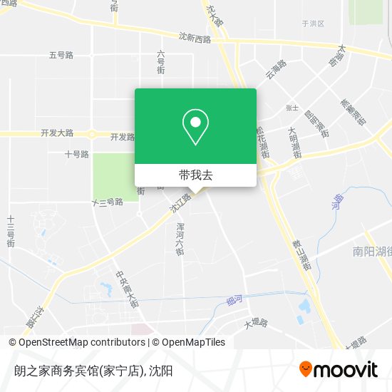 朗之家商务宾馆(家宁店)地图