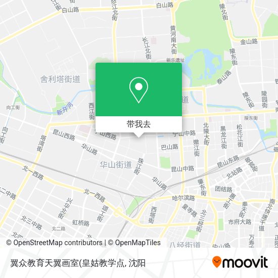 翼众教育天翼画室地图