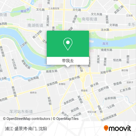 浦江·盛景湾-南门地图