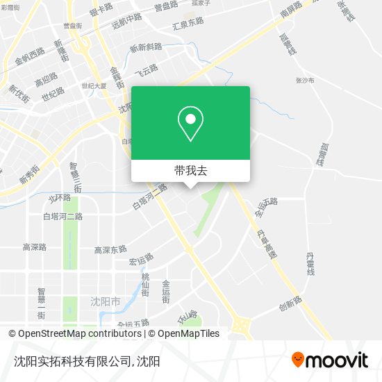 沈阳实拓科技有限公司地图