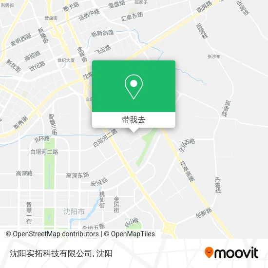 沈阳实拓科技有限公司地图