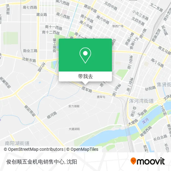 俊创顺五金机电销售中心地图