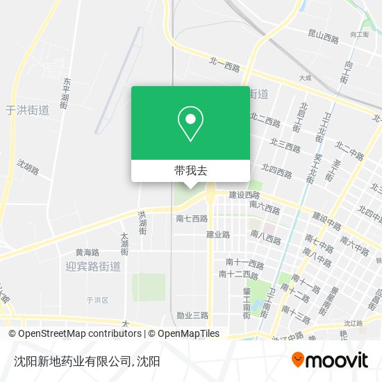 沈阳新地药业有限公司地图