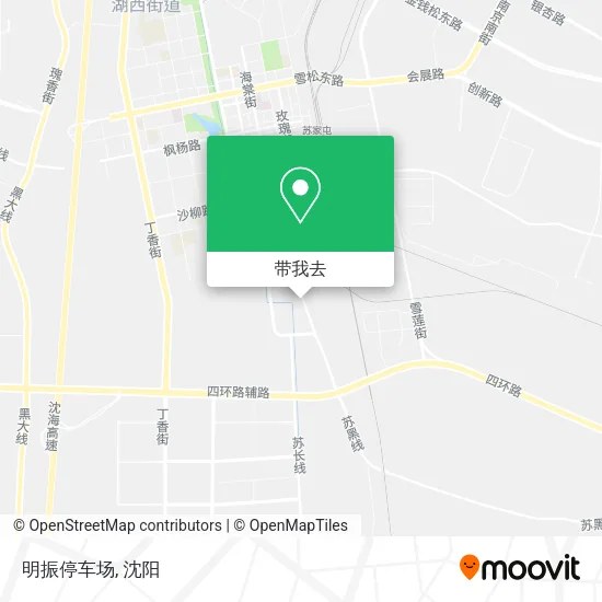 明振停车场地图