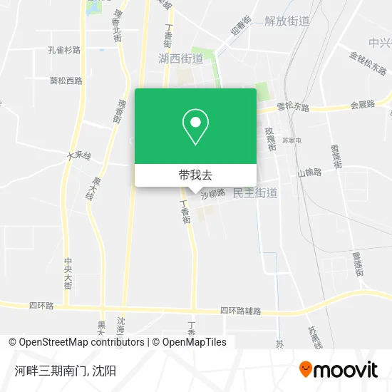 河畔三期南门地图