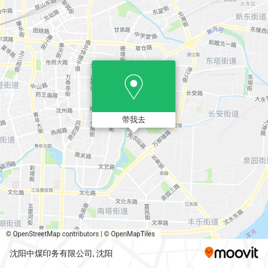 沈阳中煤印务有限公司地图