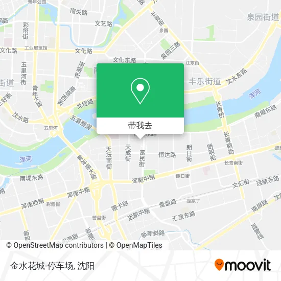 金水花城-停车场地图