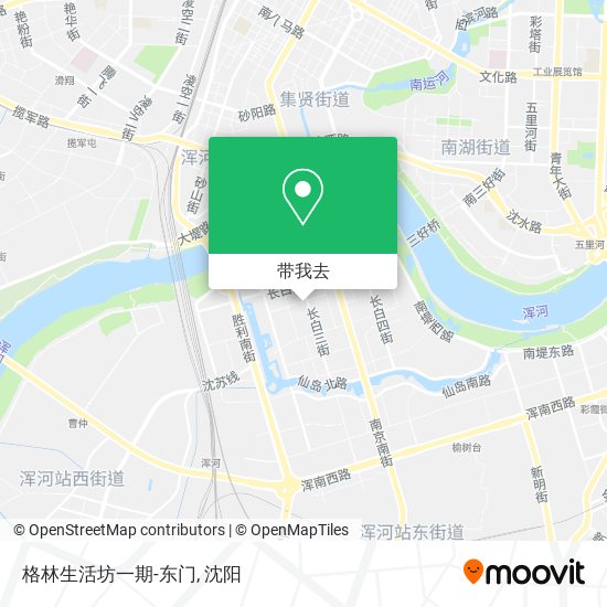 格林生活坊一期-东门地图