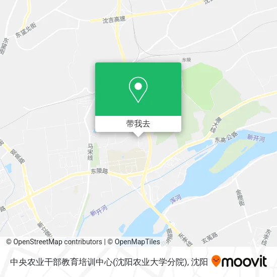 中央农业干部教育培训中心(沈阳农业大学分院)地图