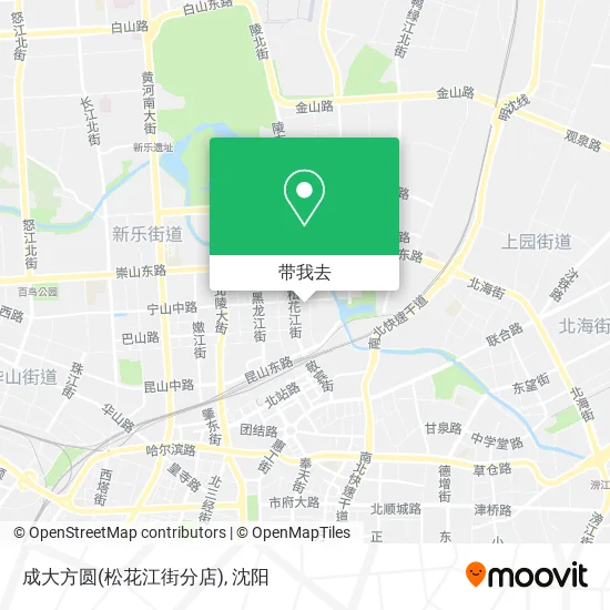 成大方圆(松花江街分店)地图
