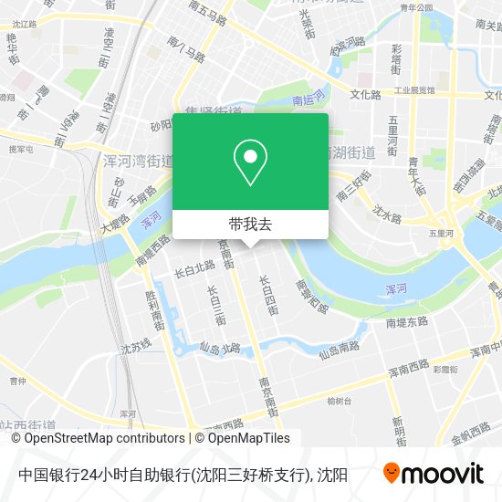 中国银行24小时自助银行(沈阳三好桥支行)地图