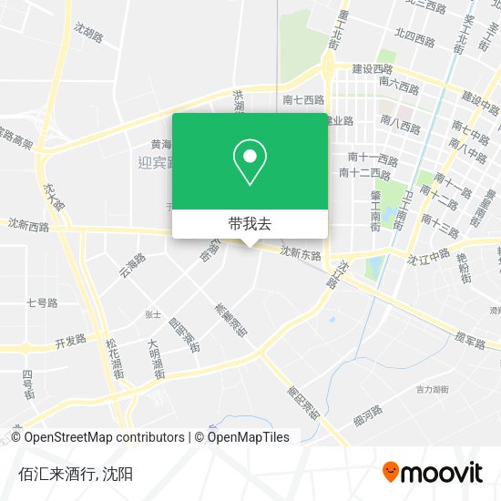 佰汇来酒行地图
