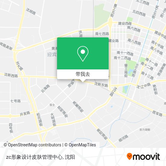 zc形象设计皮肤管理中心地图