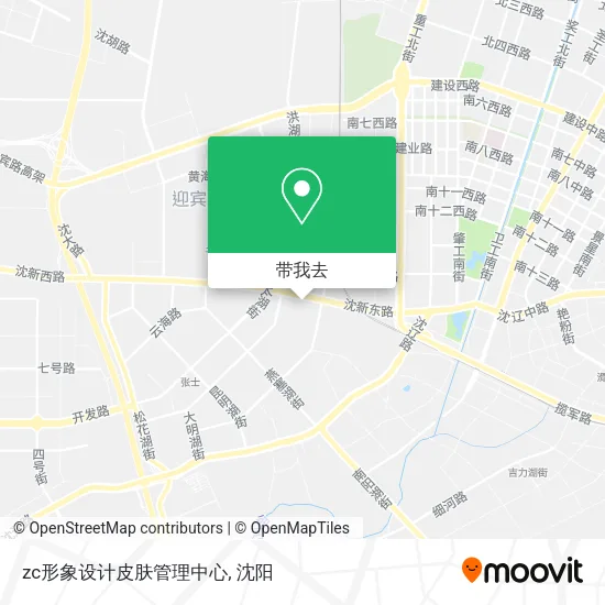 zc形象设计皮肤管理中心地图