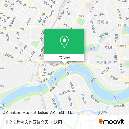 南京南街与文体西路交叉口地图