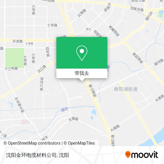沈阳金环电缆材料公司地图
