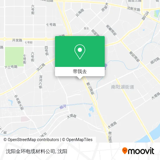 沈阳金环电缆材料公司地图