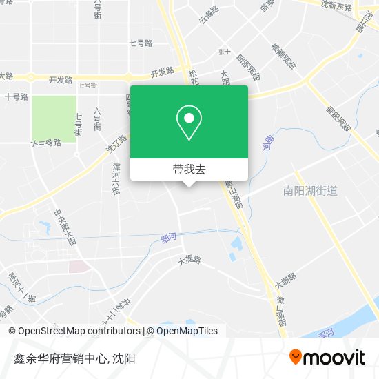 鑫余华府营销中心地图