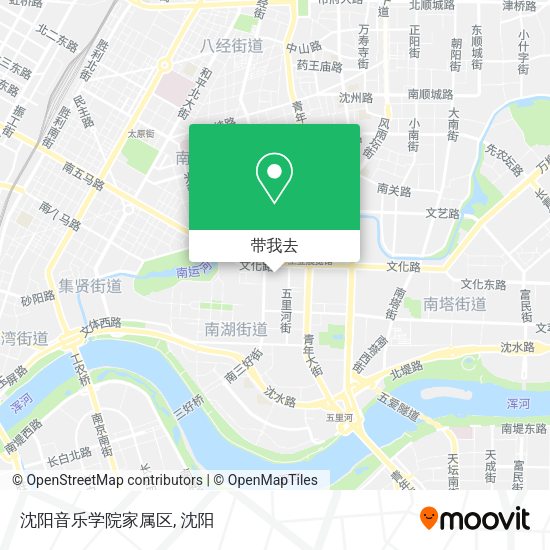 沈阳音乐学院家属区地图