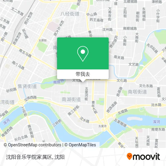 沈阳音乐学院家属区地图