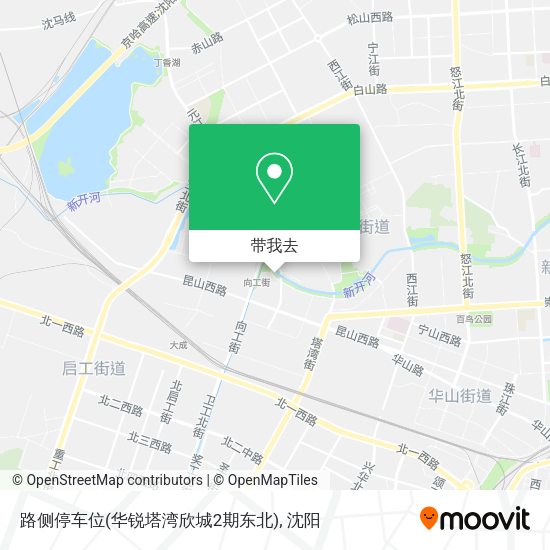 路侧停车位(华锐塔湾欣城2期东北)地图