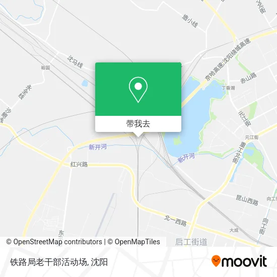 铁路局老干部活动场地图