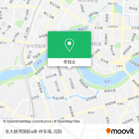 东大丽湾国际a座-停车场地图