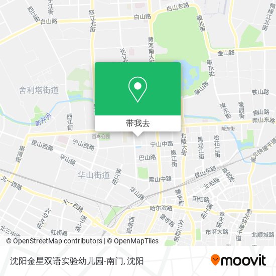沈阳金星双语实验幼儿园-南门地图