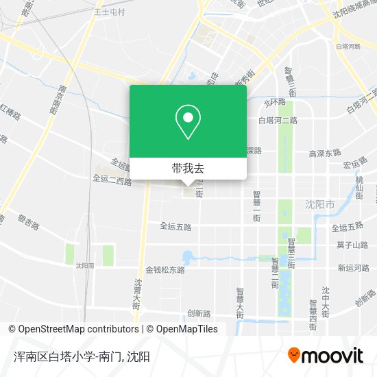 浑南区白塔小学-南门地图