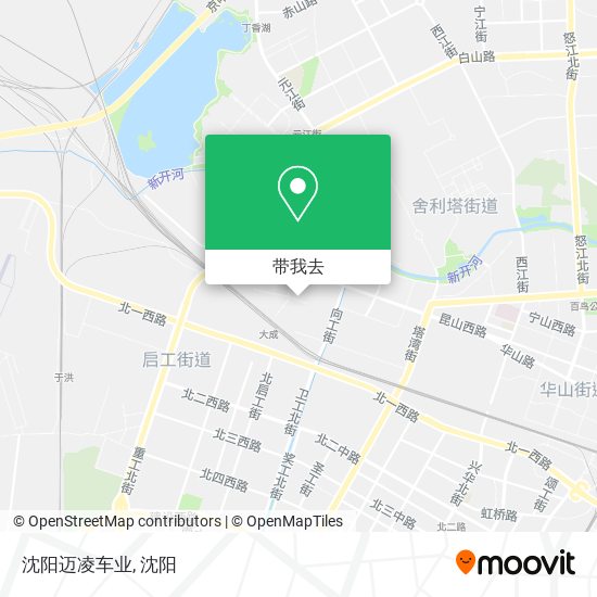 沈阳迈凌车业地图