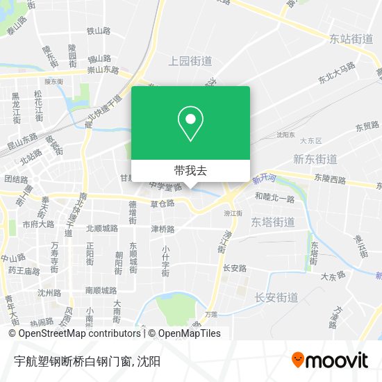 宇航塑钢断桥白钢门窗地图