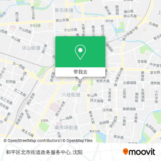 和平区北市街道政务服务中心地图