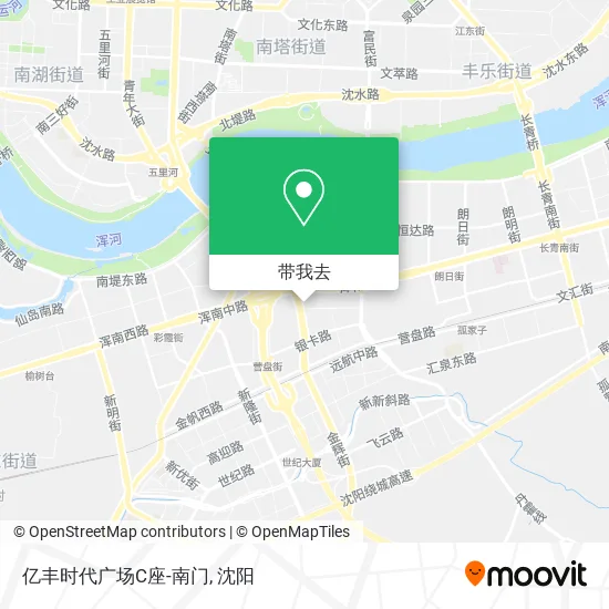 亿丰时代广场C座-南门地图
