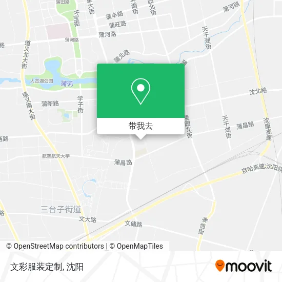 文彩服装定制地图